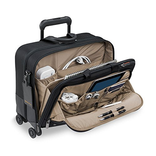 Briggs & Riley @ Work-Spinner Brief Rolling Briefcase, Black, Large