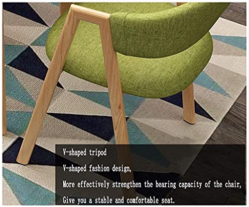 SKUAI Small Office Conference Coffee Table Chair Set - Modern Tea Shop Furniture for Office, Lounge, or Hotel (Blue)