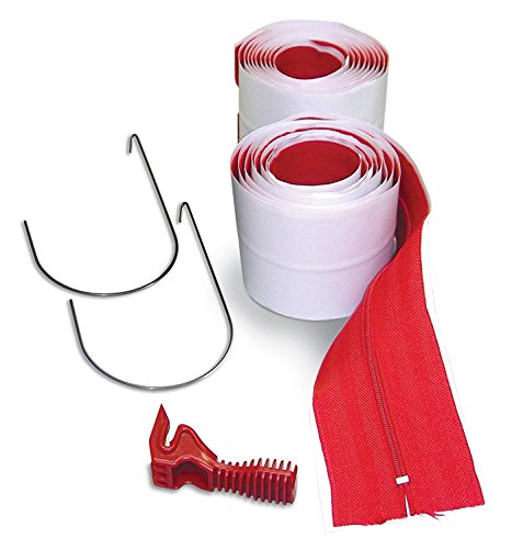 ZipWall HDAZ12 Self-Adhesive Heavy-Duty Zipper (Pack of 12)