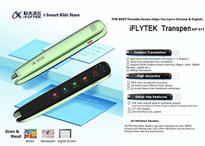 iFLYTEK Language Translator Pen AIP-S11, Portable Scanning & Voice Translator for Chinese & English, Bamboo Green
