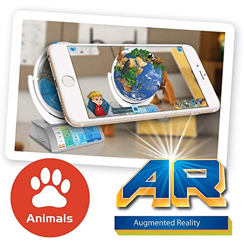 Oregon Scientific SG338R Smart Globe Explorer AR Educational World Geography Kids-Learning Toy Space Planet Science Earths Inner Core Bluetooth Pen