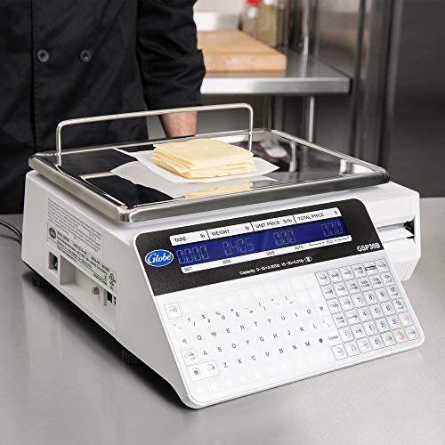 Globe Table Top king GSP30B 30 lb. Price Computing Label Printing Scale, Legal for Trade