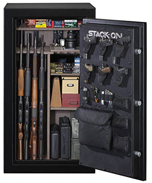 Stack-On A-40-MB-E-S Armorguard 40-Gun Safe with Electronic Lock, Matte Black