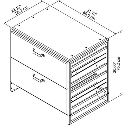 Bush Furniture RFF132RG-03 Lateral File