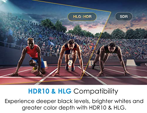 Optoma UHD50X True 4K UHD Projector for Movies & Gaming | 240Hz Refresh Rate | Lowest Input Lag | HDR10 & HLG Compatibility