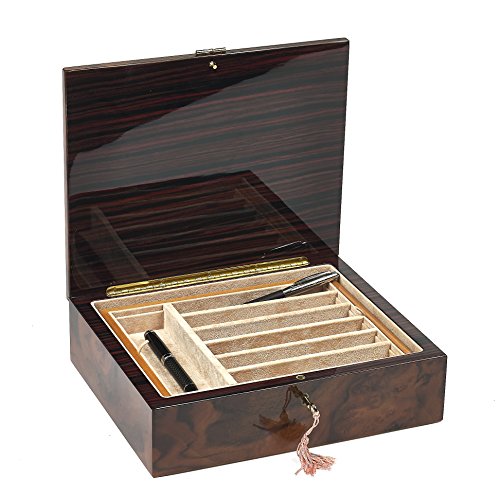 Bello Collezioni - Antonini Luxury Italian Made Black Walnut Pen Box