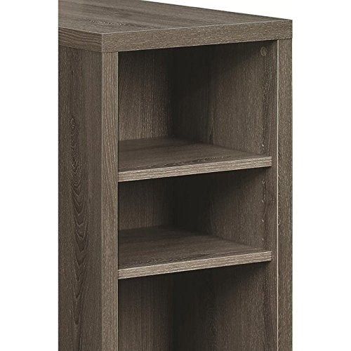 Scranton & Co L Shaped Computer Desk in Dark Gray