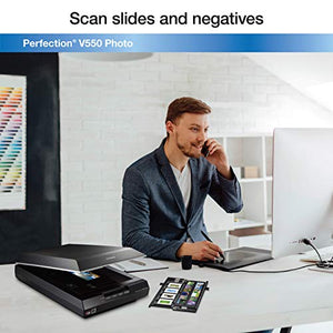 Epson Perfection V550 Color Photo Scanner with 6400 DPI Resolution