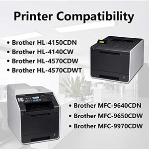 7 Pack (4BK+1C+1M+1Y) TN315 Toner Cartridge Replacement for Brother HL-4150CDN HL-4140CW HL-4570CDW HL-4570CDWT MFC-9640CDN MFC-9650CDW MFC-9970CDW Printer,Sold by AlToner.
