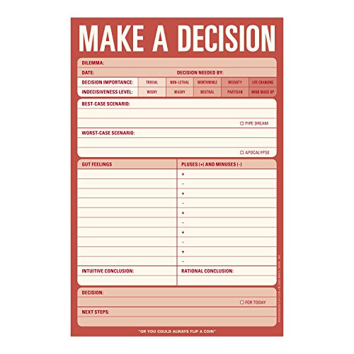Knock Knock Make a Decision Pad