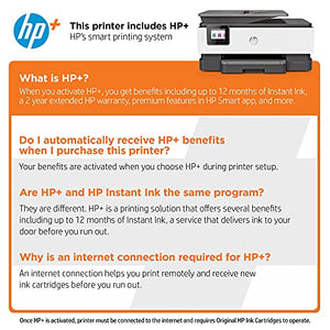 HP OfficeJet Pro 8035e All-in-One Wireless Color Printer (Basalt) for home office, with 12 months Instant Ink with HP+ (1L0H6A)