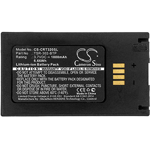 XSPLENDOR XSP Battery (10 Pack) for Crestron TSR-302 Handheld Touch Screen - 1800mAh