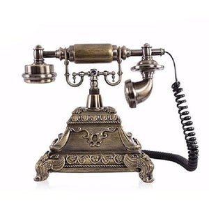 None Retro Landline Telephone with Caller ID Speaker Backlit
