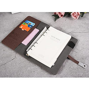NIZYH A6 Binder Notebook Business Document Organizer File Folder with and U Disk Office Manager Planner (Color : A)