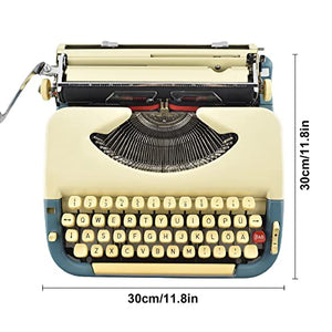 Amdsoc Antique Typewriter with Ribbon and Outer Box 30 * 30 * 8CM