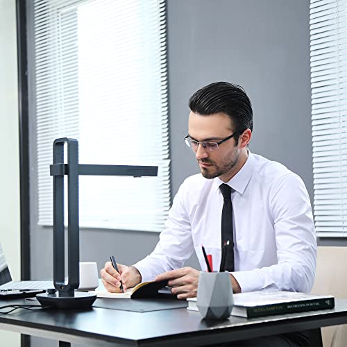 CZUR Aura Pro Portable Book Scanner, A3 Document Scanner, Auto-Flatten & Fingerprint Removal Technologies