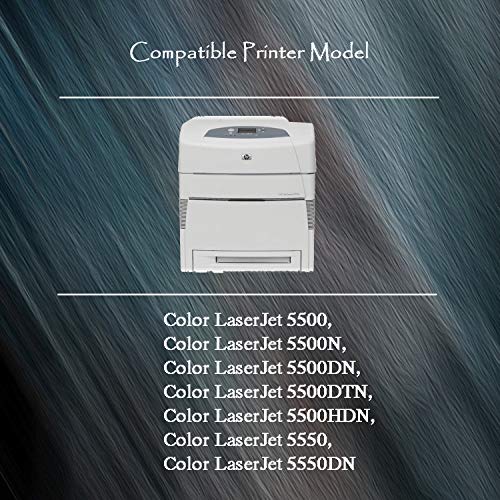 (4 Pack Sets, B+C+M+Y) Compatible C9730A Toner Cartridge C9731A C9732A C9733A Use for HP 645A 5500N 5500DN 5500DTN 5550N 5550DN 5550DTN 5550HDN Printer, Sold by TG Imaging