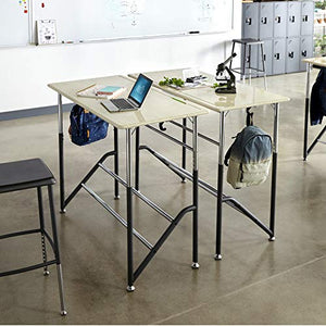 VARIDESK Education - Stand2Learn Desk for Two 5-12 - Adjustable Height Active Student Standing Desk