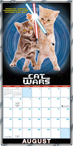 Cat Wars 2018 Wall Calendar (CA0115)