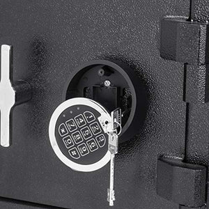 BARSKA AX13312 Digital Keypad Two Lock Depository Drop Safe 1.6/2 Cubic Ft, Black