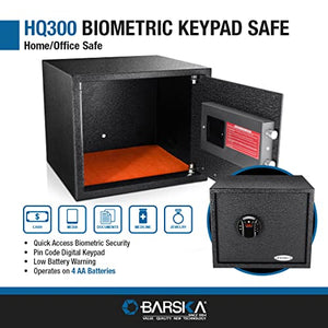 BARSKA HQ300 Biometric Keypad Safe