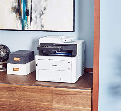 Brother MFC-L3750CDW Digital Color All-in-One Printer, Laser Printer Quality, Wireless Printing, Duplex Printing (Renewed)