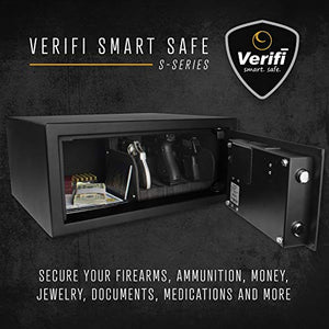 Verifi Smart Safe S6000 Biometric Gun Safe with Fingerprint Lock Security for Home or Business Storage of Pistols, Money and Jewelry