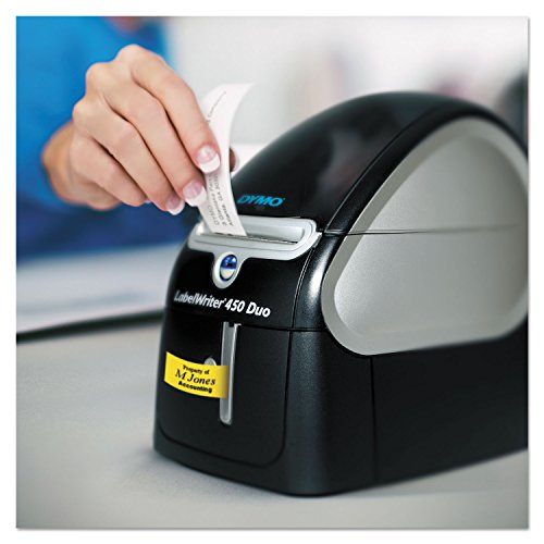 DYMO 1752267 LabelWriter Duo Printer, 2 3/10-Inch Labels, 71 Label/Min, 5 1/2w x 7 4/5d x 7 3/10h