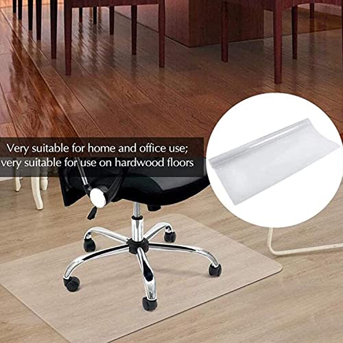 HAIZON Hard-Floor Chair Mat Clear Waterproof Non-Slip Rectangle Floor Protector - Multiple Sizes
