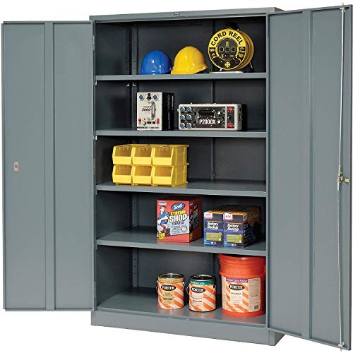 Global Industrial Metal Storage Cabinet 48x24x78, Gray