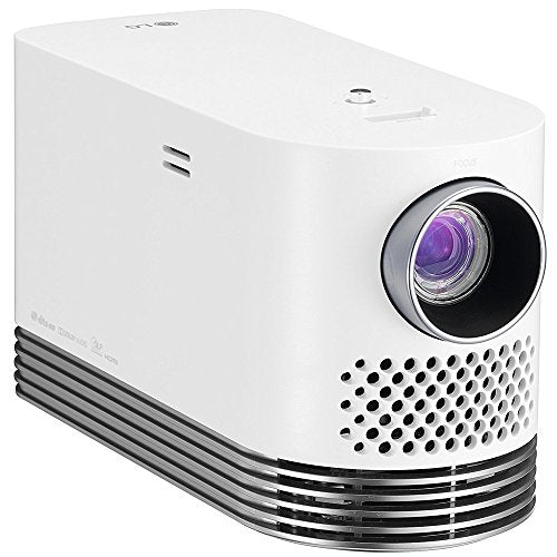 LG Laser Smart Home Theater Projector White (HF80JA) w/Bundle Includes, Projector Mount + 2x 6ft High Speed HDMI Cable + Transformer Tap USB w/ 6-Outlet Wall Adapter, 2 Ports + LCD/Lens Cleaning Pen