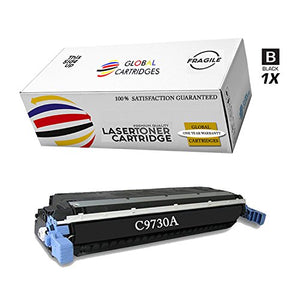 Global Cartridges Premium Quality Remanufactured Replacement for HP 645A / HP 5500 Toner Cartridge Set C9730A C9731A C9732A C9733A (Black, Cyan, Yellow, Magenta)