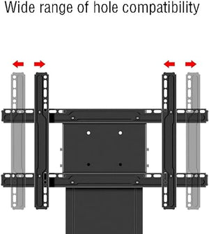 Generic TV Stand with Mobile Cart - Multifunctional Tilting Rostrum Stand