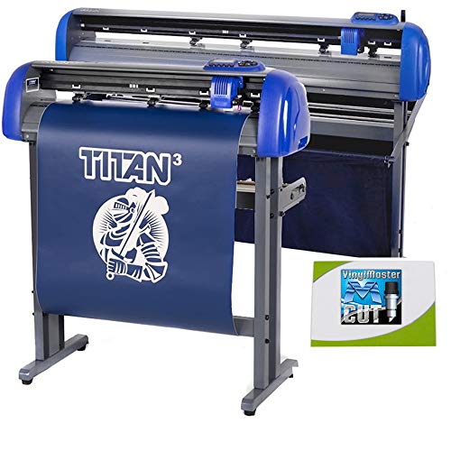 28" USCutter Titan 3 Vinyl Cutter with Servo Motor and ARMS Contour Cutting Plus Design/Cut Software