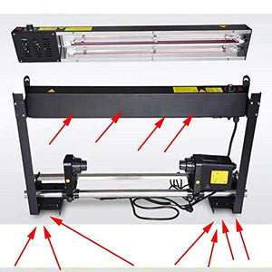 New Printer Accessories Inkjet Printer Heater Dryer roll Paper take-up System (Color : F 120cm) (Color : C 61cm)