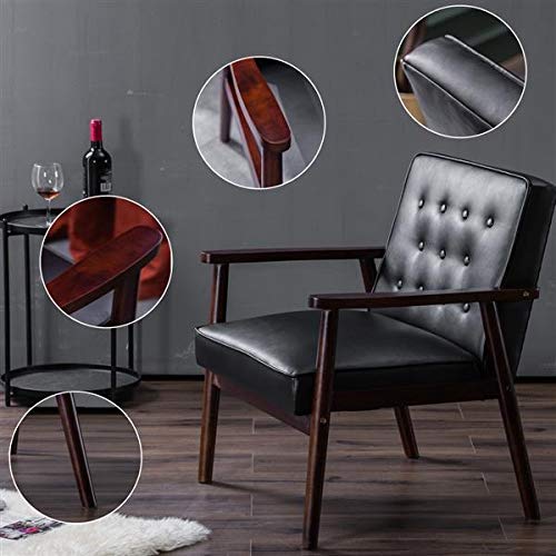 HopeHope Executive Guest Chair Set - 2pcs 400 lbs Wooden Lounge Chairs