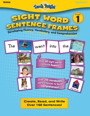 Sight Word Sentence Frames Level 1 (Grades K-2)