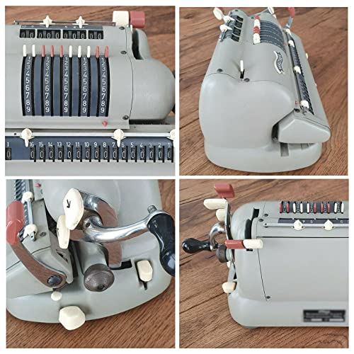 Amdsoc Nostalgia Collection Hand Crank Mechanical Calculator