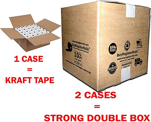 (200 POS Rolls) 3 1/8 x 273 thermal paper Star TSP100 Extra Long Mega Value Pack Thermal Paper - BPA FREE - BuyRegisterRolls