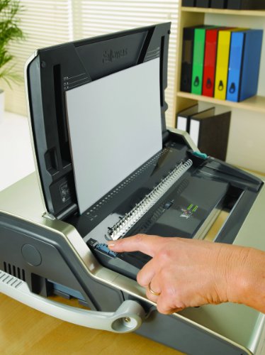 Fellowes Galaxy Electric Binding Machine for Large Offices - 34-Hole, 130 Sheet Wire Binder - Graphite