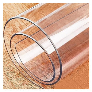 LOBUNS Floor Protector PVC Transparent 2mm Thick Area Rugs Clear Vinyl Plastic