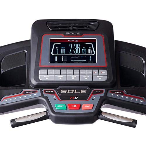 SOLE TT8 Light Commercial Non-Folding Treadmill with Incline & Decline Settings