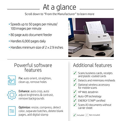 HP ScanJet Enterprise Flow 5000 s4 Sheet-feed OCR Scanner