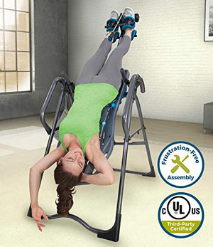 Teeter FitSpine X3 Inversion Table, Deluxe Easy-to-Reach Ankle Lock, Back Pain Relief Kit, FDA-Registered (FitSpine X3)