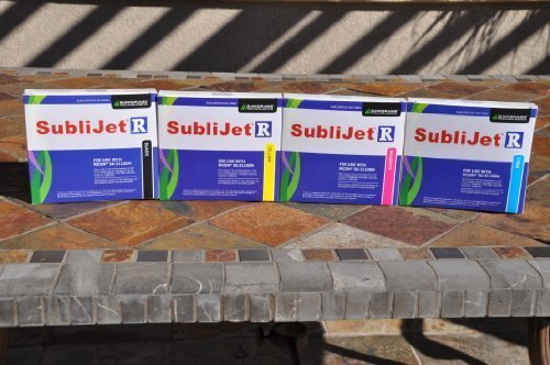 4 Sawgrass Sublijet for Ricoh Sg3110 Dn printer - Black, Magenta, Cyan, Yellow colors