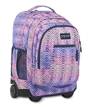 JanSport Driver 8 Rolling Backpack, Chevron Fade