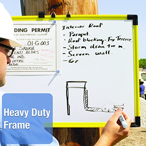 Quartet 724126 4 x 3 Ft. Industrial Yellow Dry Erase Board