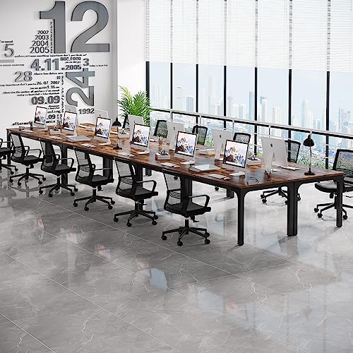 Tribesigns 19FT Conference Table for 16-22 Person, Long Business Table
