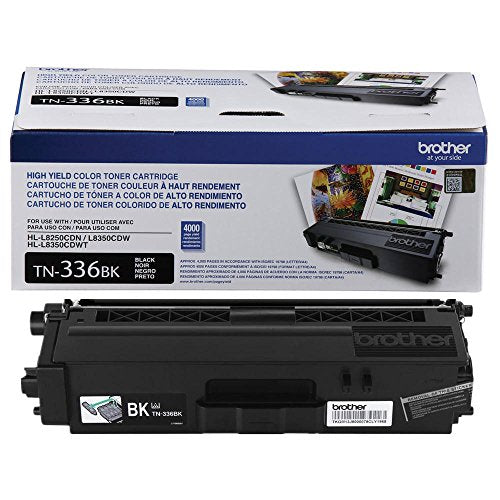 Brother TN336 Toner Cartridge ( Black,Cyan, Magenta, Yellow , 4-Pack )
