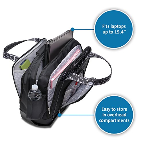 Kensington K62533US Contour Balance Notebook Roller Bag in Onyx, Fits Most 15-Inch Notebooks